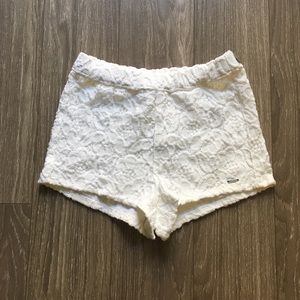 NWT Hollister White Lace Shorts